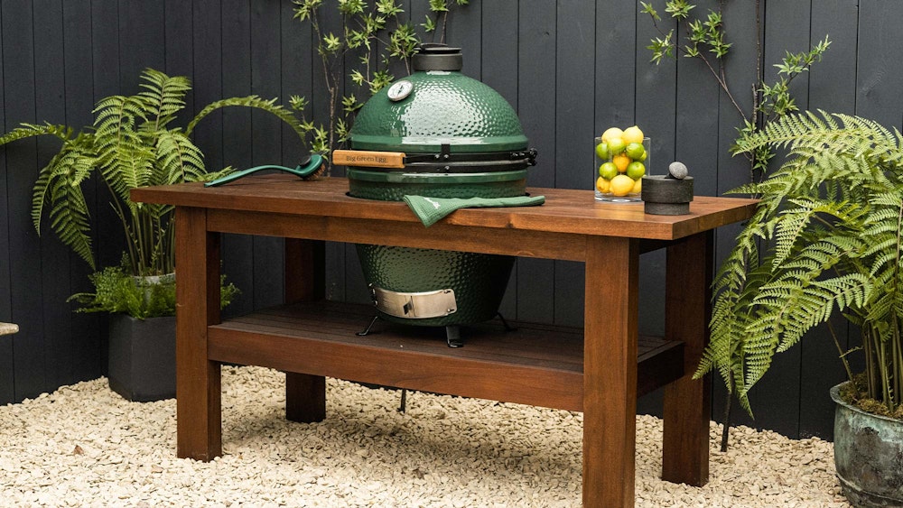 large egg premium mahogany table