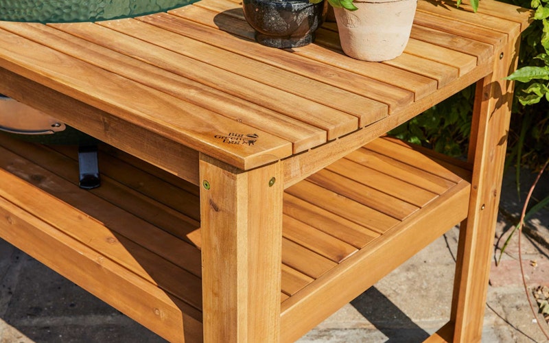 XL Big Green Egg Acacia Table logo