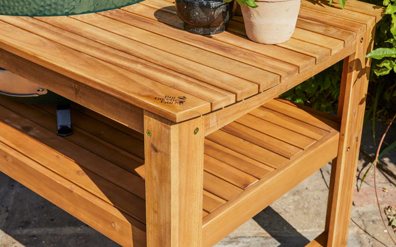 XL Big Green Egg Acacia Table logo