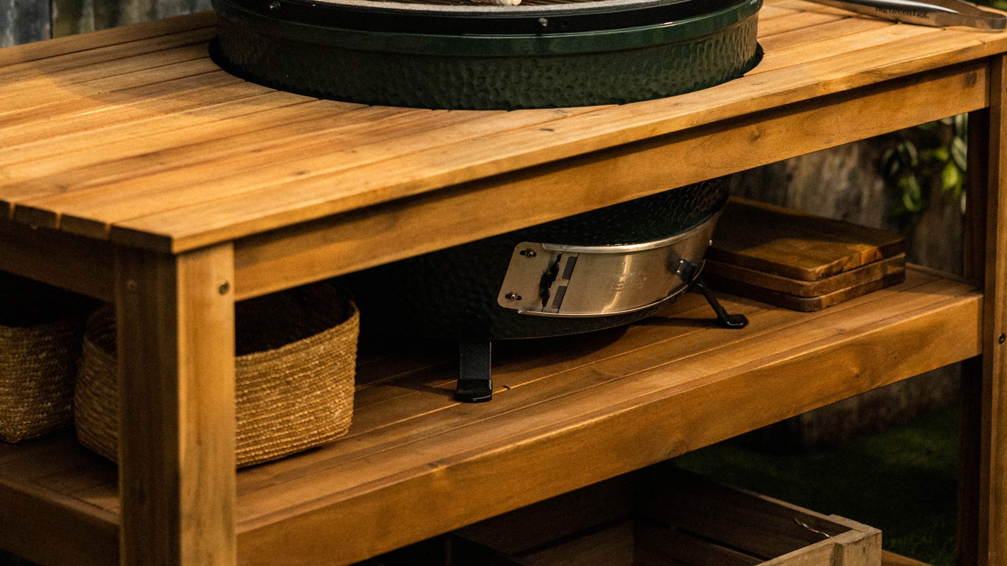 Eucalyptus Table for XL Big Green Egg | Tables | Bases | Big Green Egg