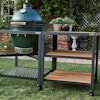 Large Big Green Egg in Modular Nest Expansion Frame