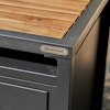 XL Big Green Egg in a Modular Nest and Acacia Expansion Cabinet