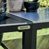 XL Big Green Egg in a Modular Nest Expansion frame with Stainless Steel inserts