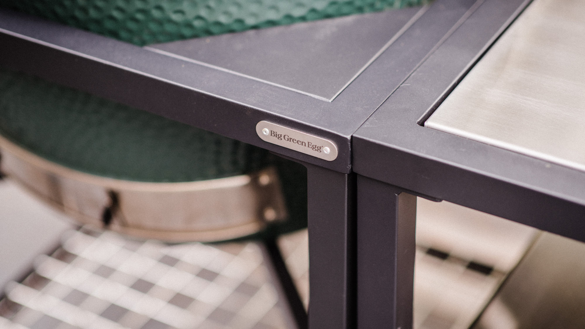 XL Big Green Egg Modular Nest Expansion System with Stainless Steel inserts