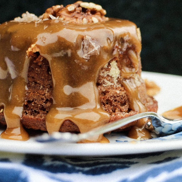 Smoked Sticky Toffee Pudding