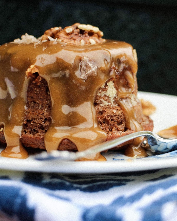 Smoked Sticky Toffee Pudding