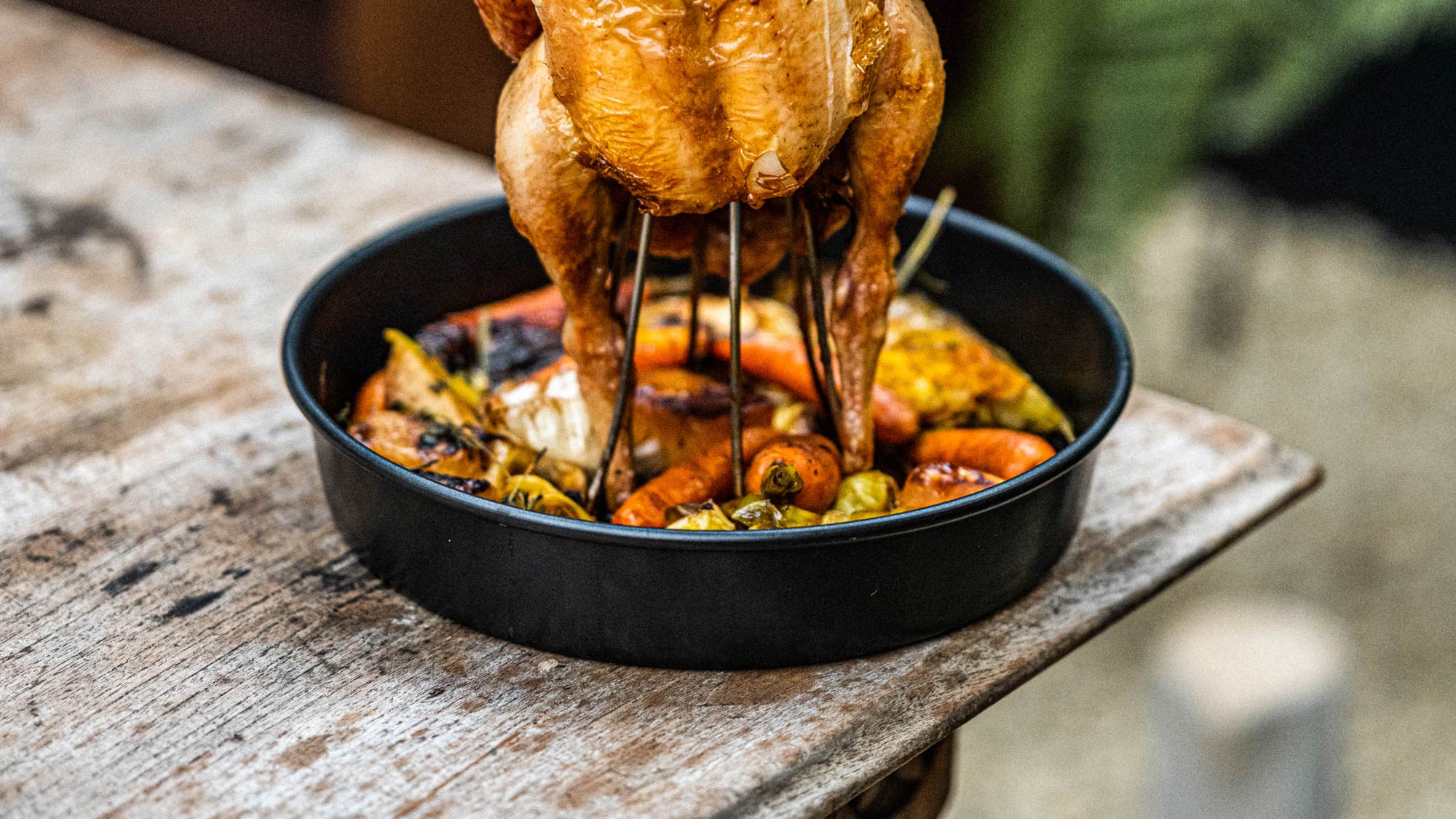 その他 Vertical Poultry Roaster by Ceramicooker Emile Henry Chicken Roaster (EH Online Exclusive