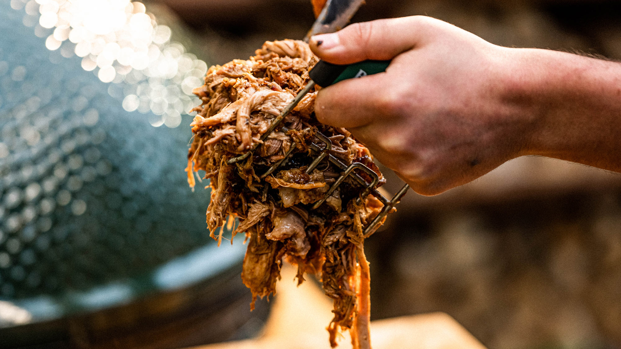 Meat Claws with shredded pulled pork