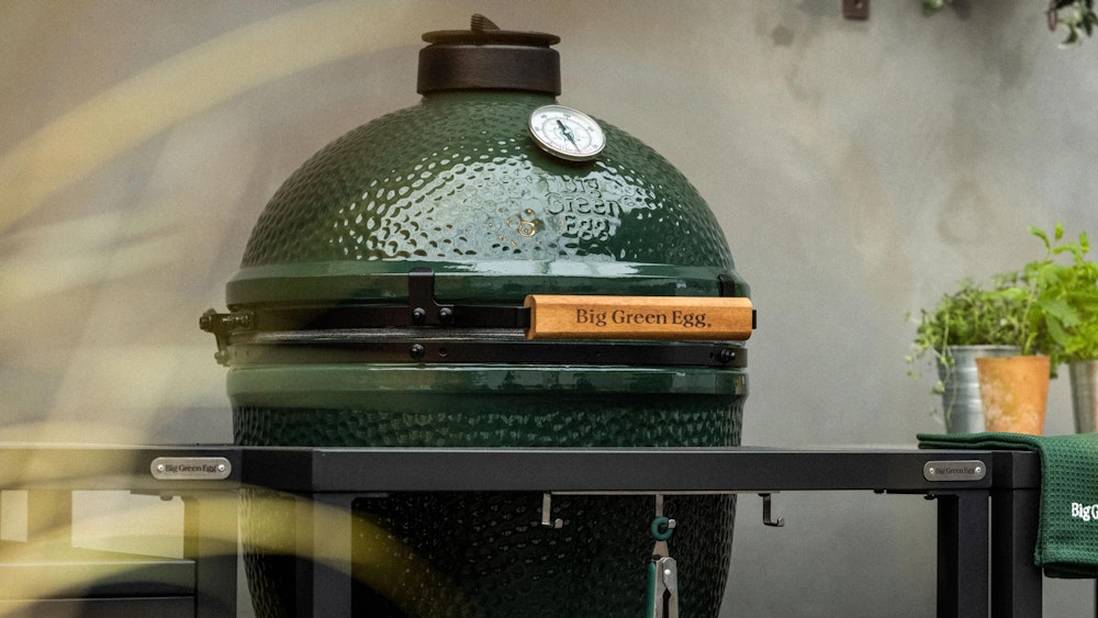 Large Big Green Egg Acacia Handle