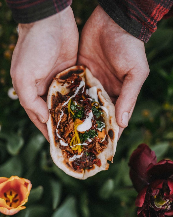 Smoked Beef Naan