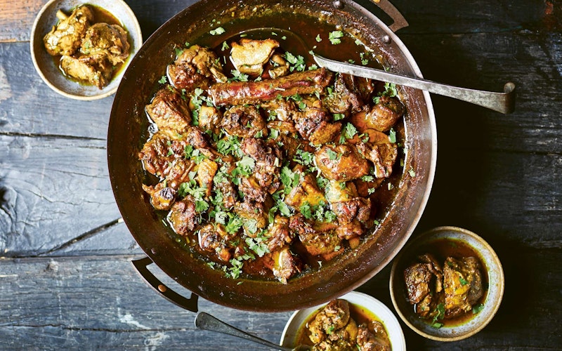 Trini Duck Curry