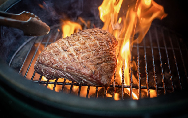 Reverse sear picanha