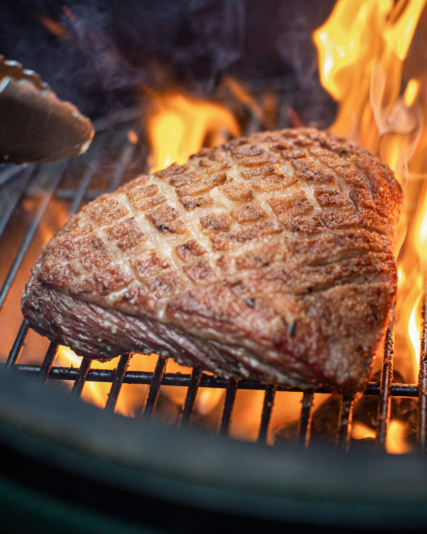 Reverse sear picanha 