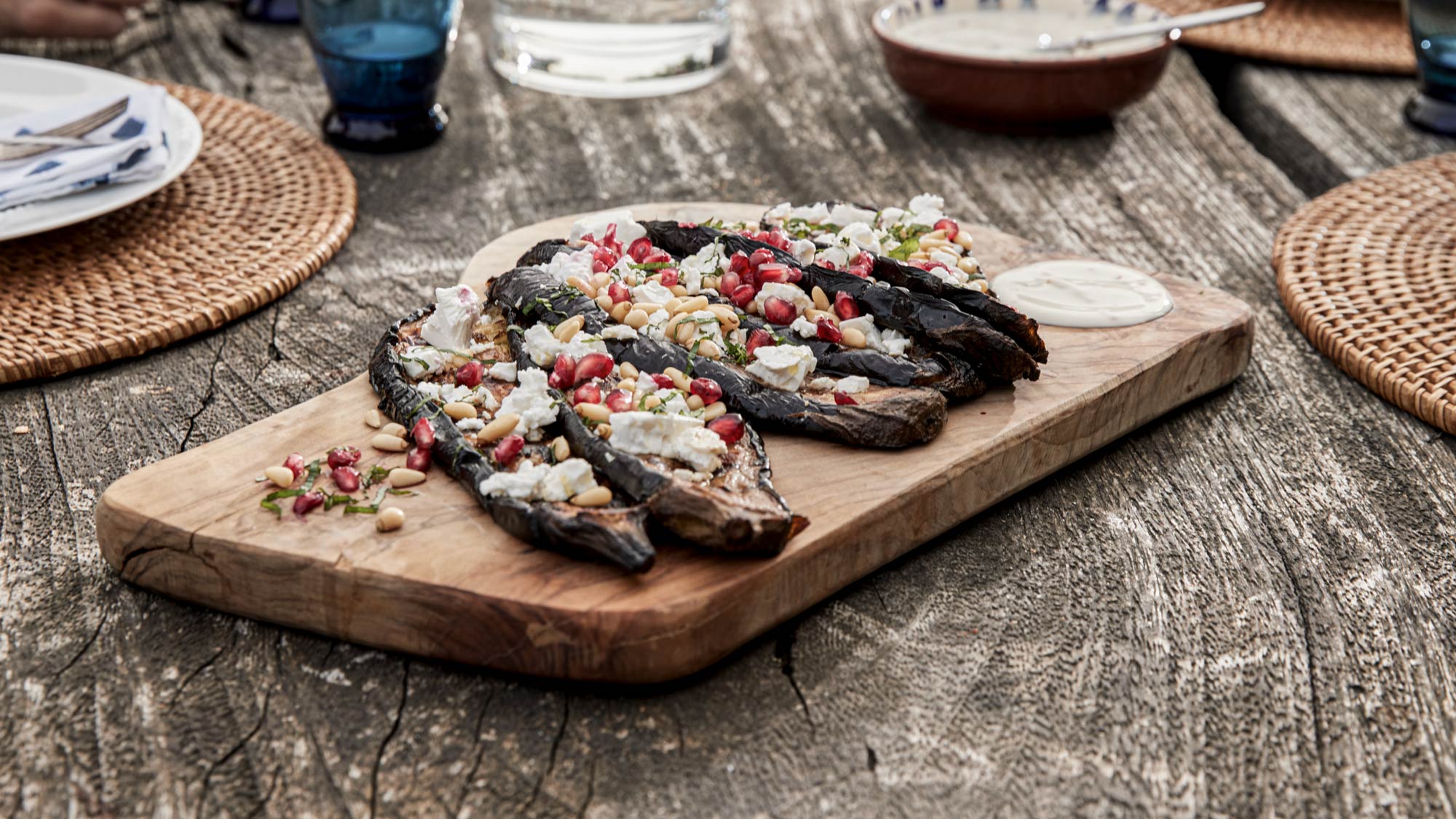 Smoked Aubergine and Feta