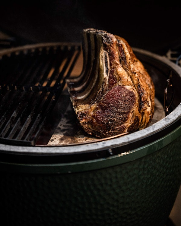 Reverse Sear Grilling Steaks On Big Green Egg Reverse Seared Big