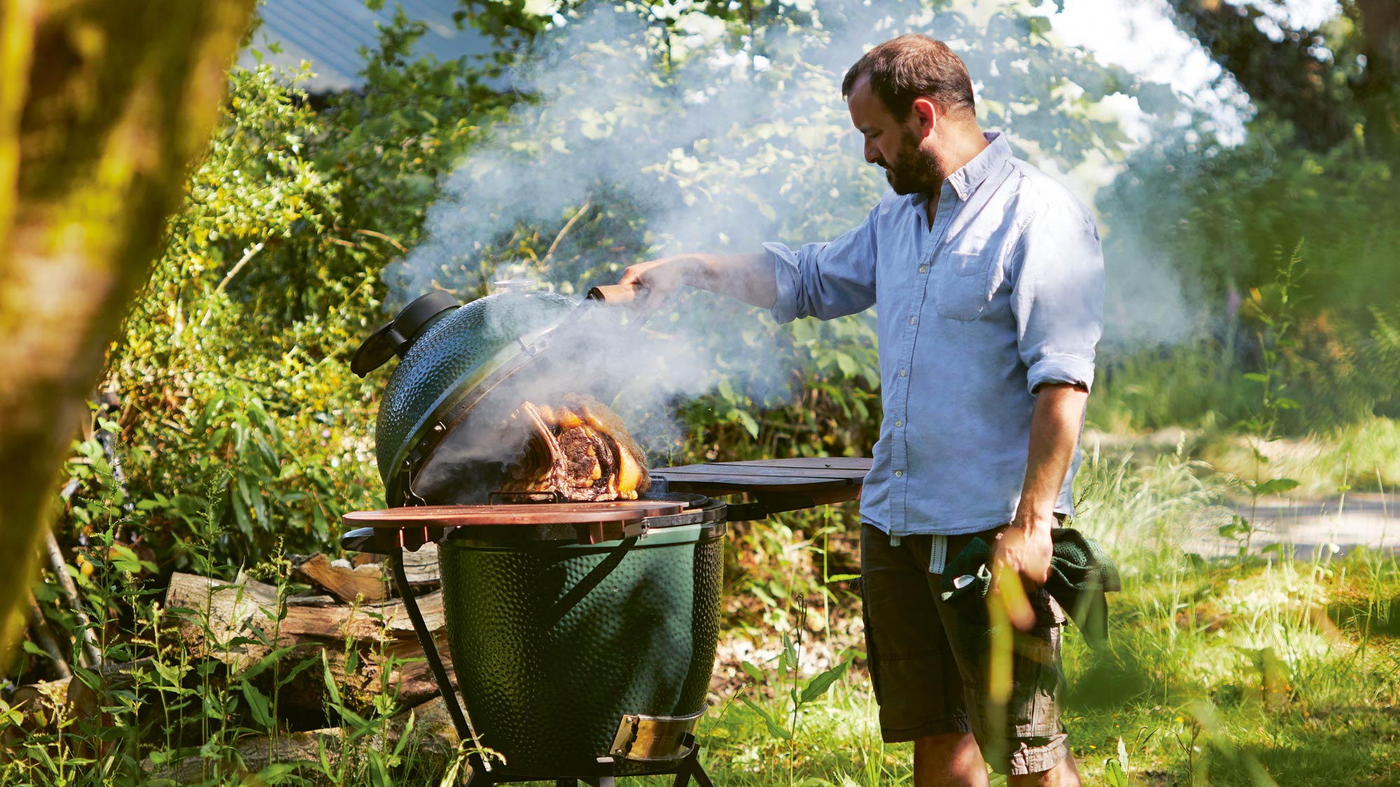 Cooking on the Big Green Egg Ceramic Charcoal BBQs Big Green Egg