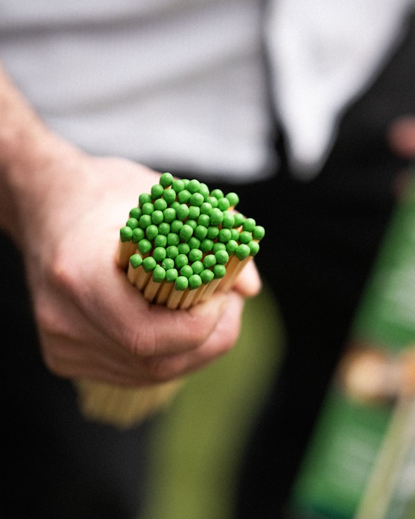 matches seen from front