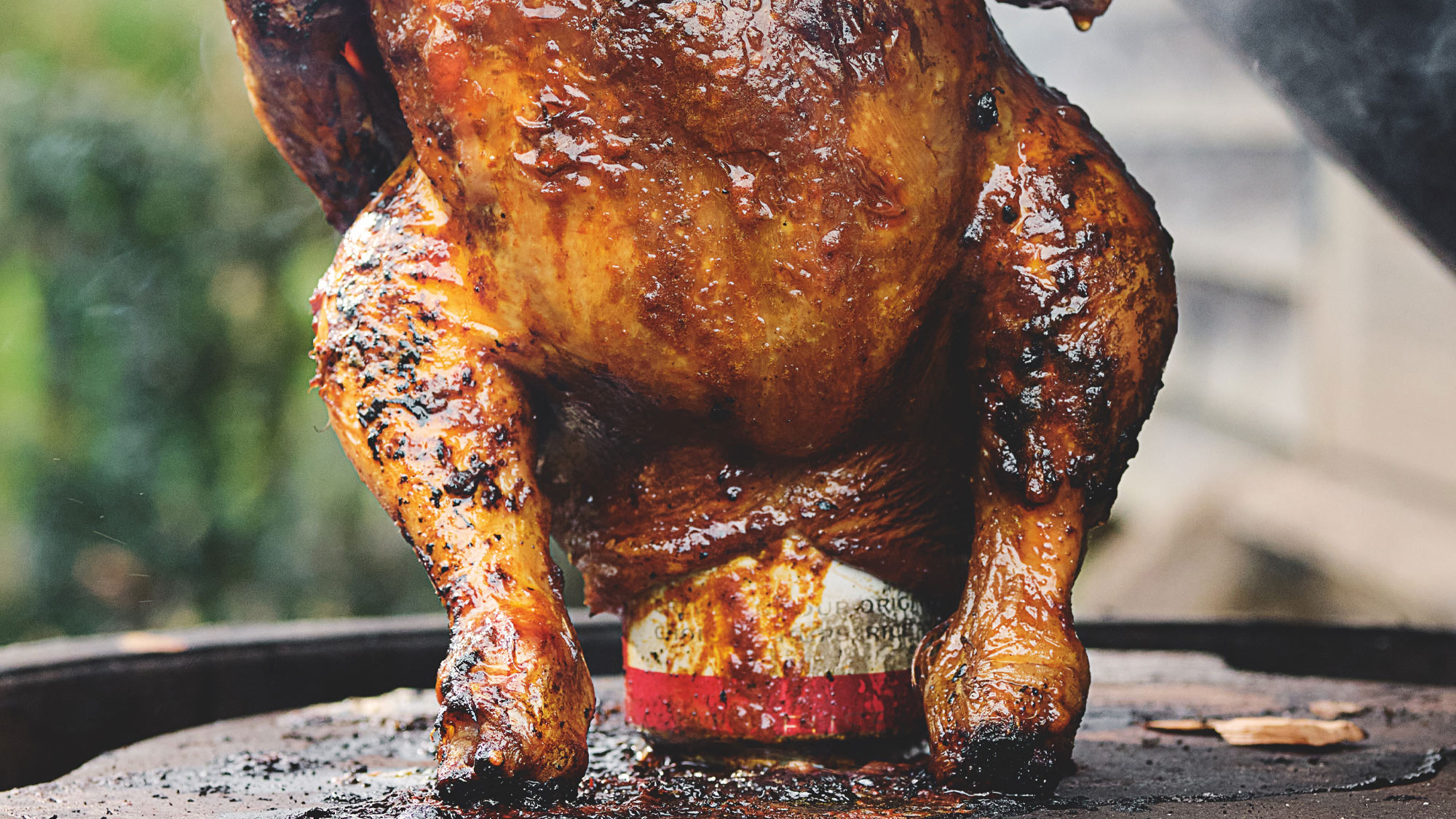 Beer-can Chicken with Gochujang Butter | Tom Kerridge Outdoor Cooking  | Big Green Egg Recipes