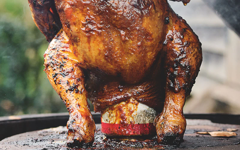 Beer-can Chicken with Gochujang Butter | Tom Kerridge Outdoor Cooking | Big Green Egg Recipes