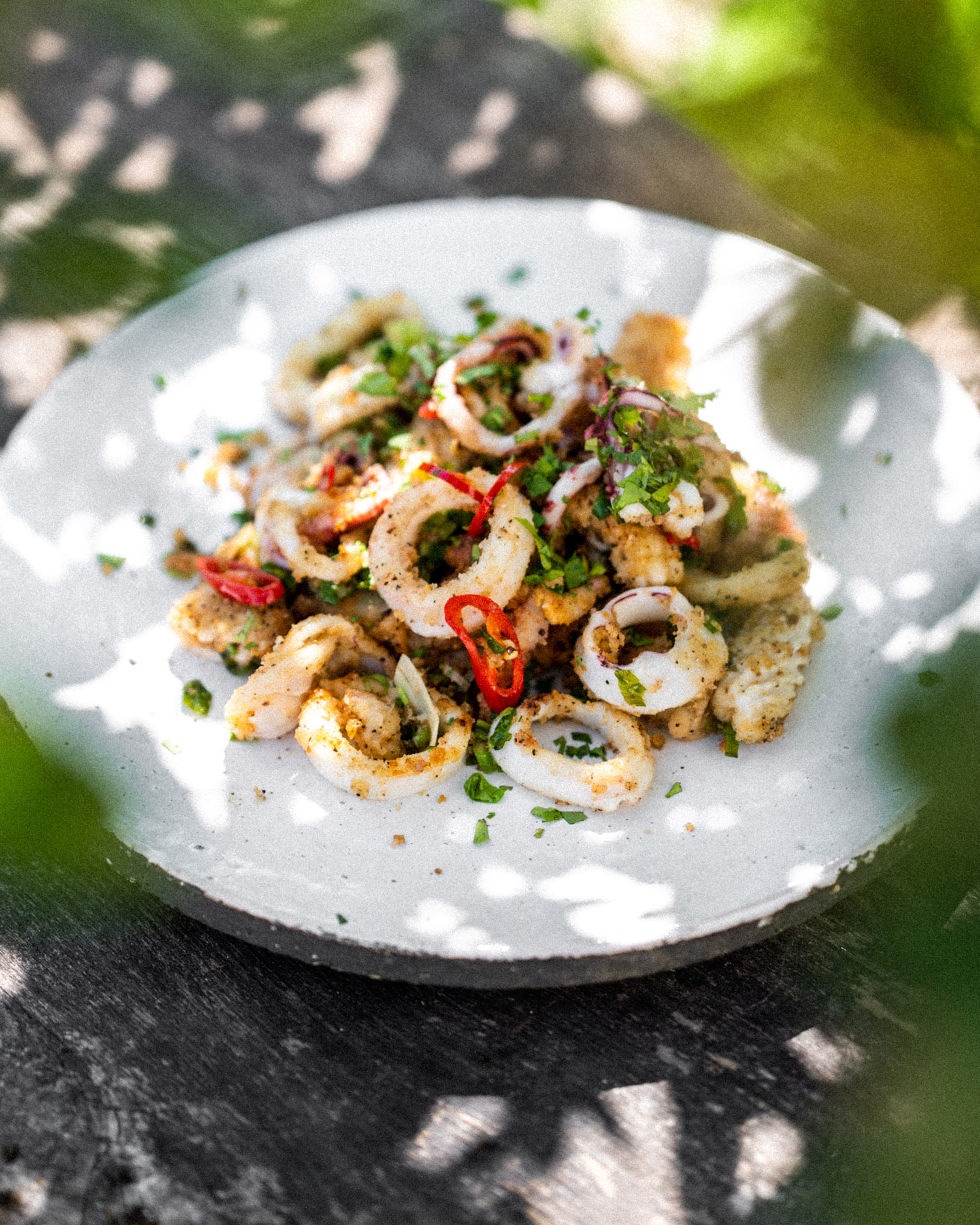 Salt & Pepper Squid | Pan Cooking | Seafood Recipe | Big Green Egg