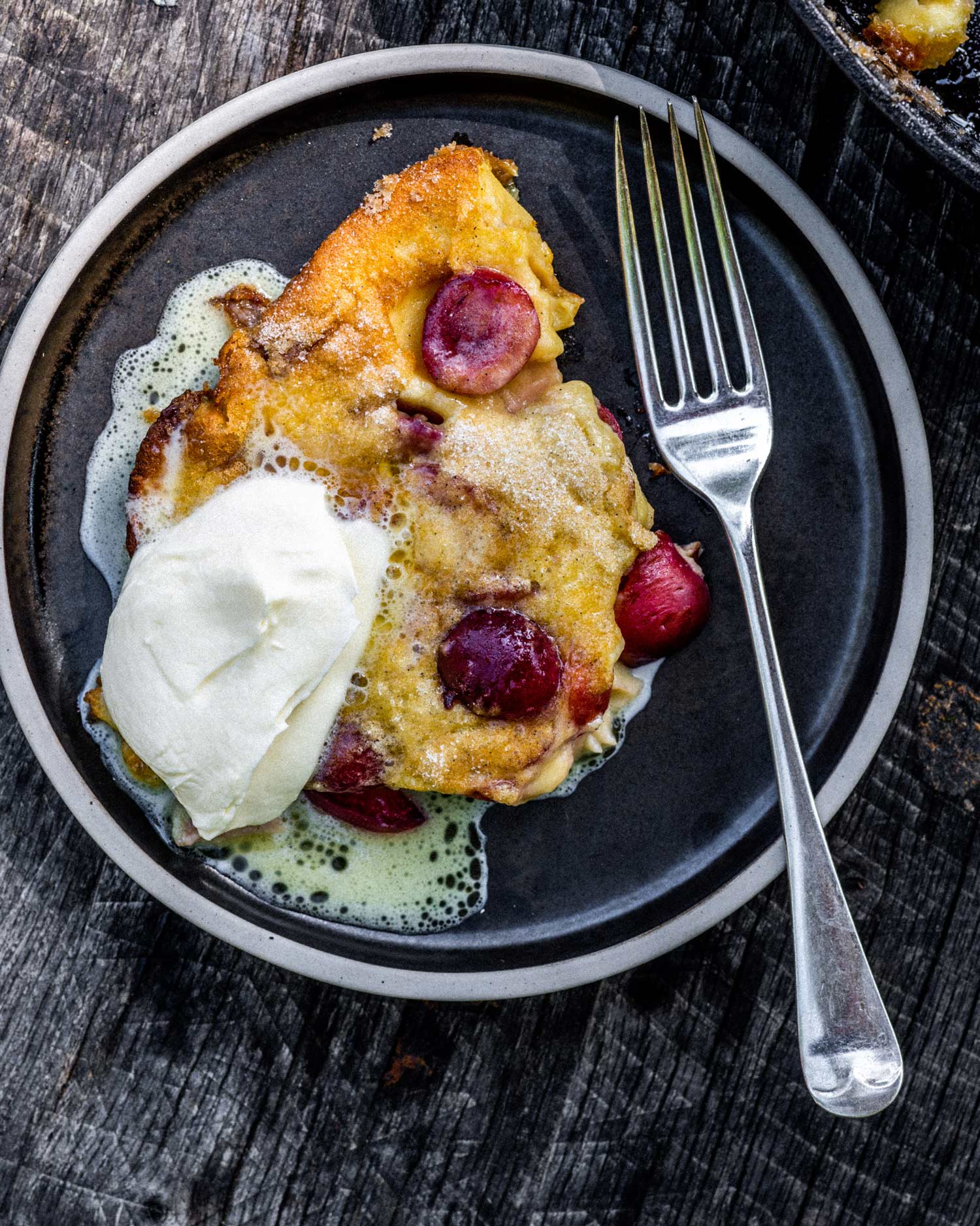 Clafoutis | Sweet Recipe | Pan Cooking | Big Green Egg