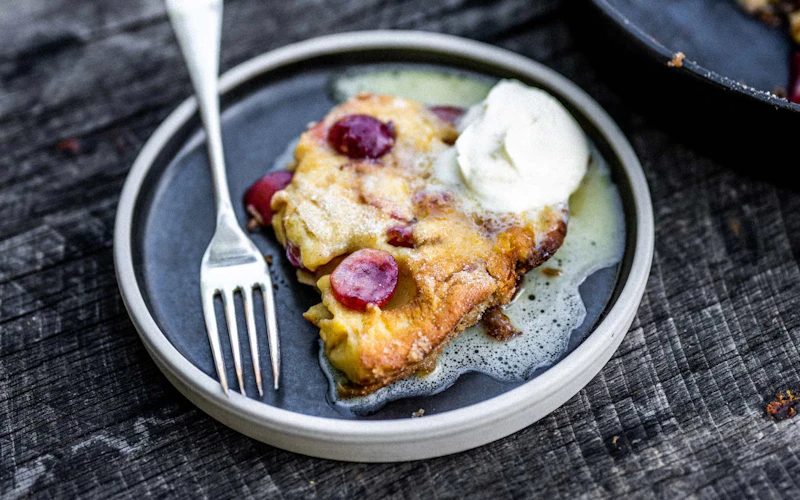 Clafoutis | Sweet Recipe | Pan Cooking | Big Green Egg