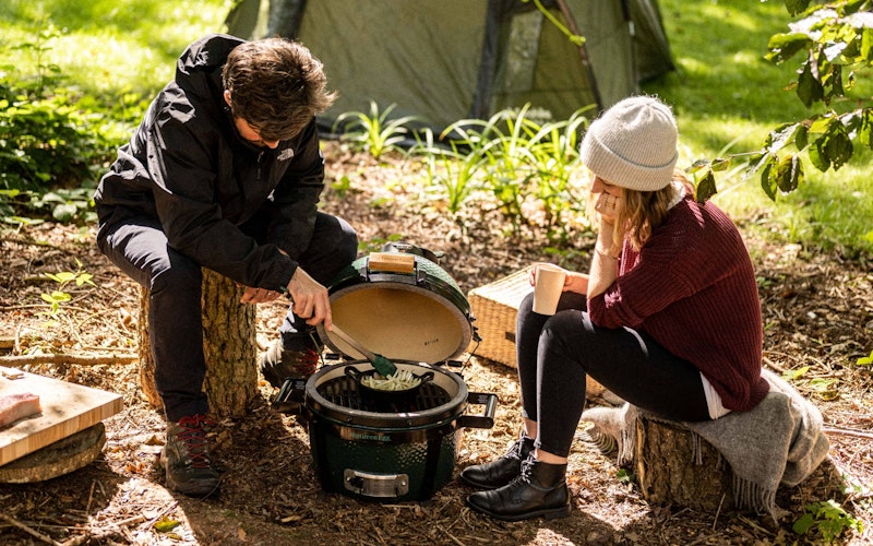 MiniMax going camping | Big Green Egg