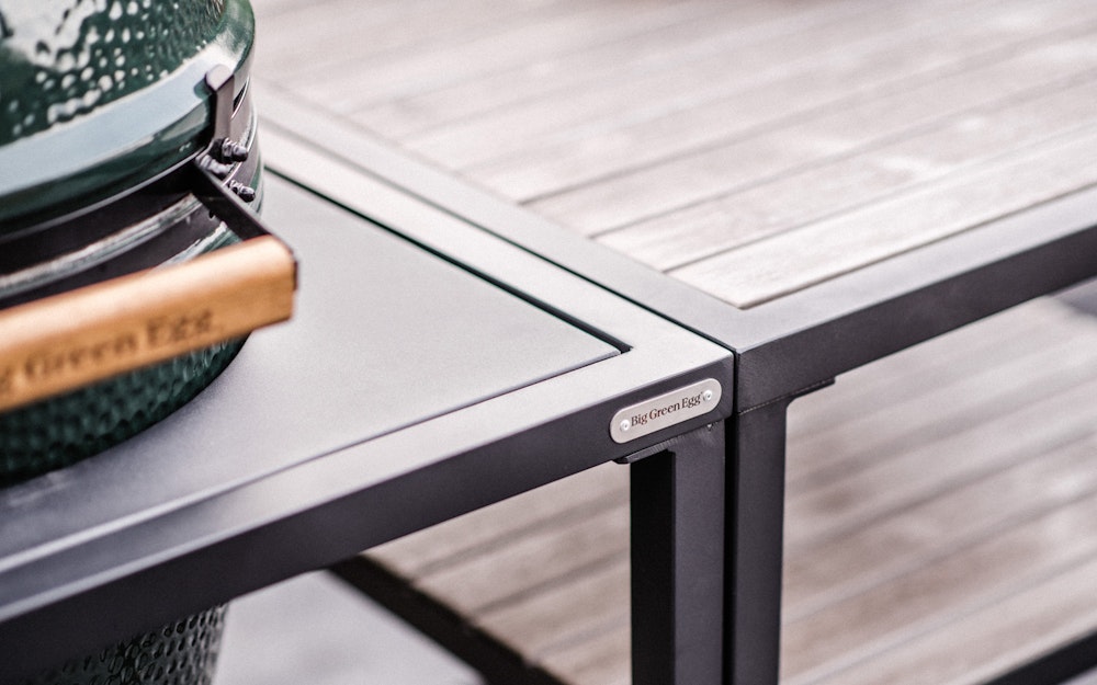Modular Nest + Expansion Frame + Distressed Acacia Shelves | Bases | Big Green Egg
