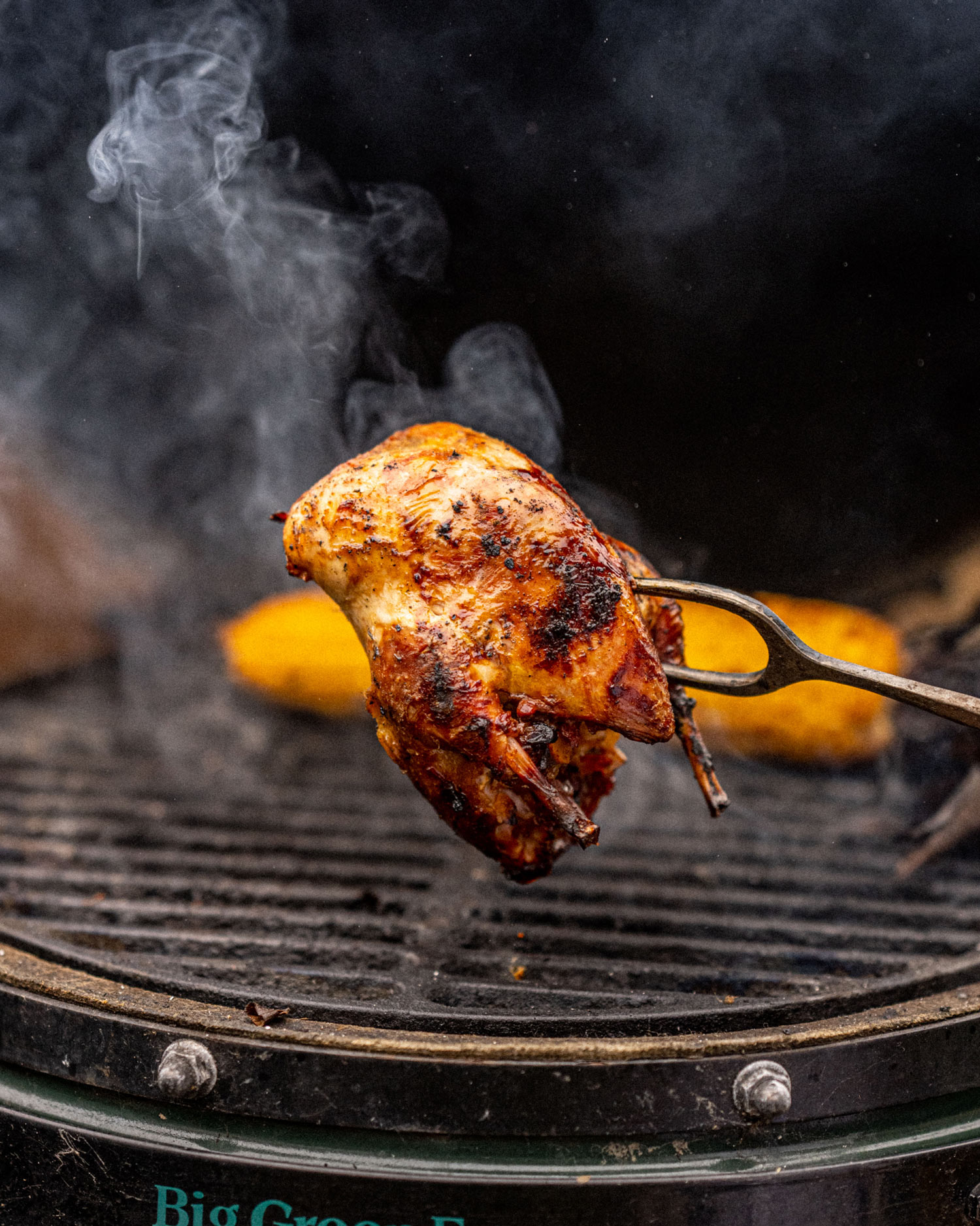 Roasted Partridge with Nduja, Sultanas and Sweet Marsala