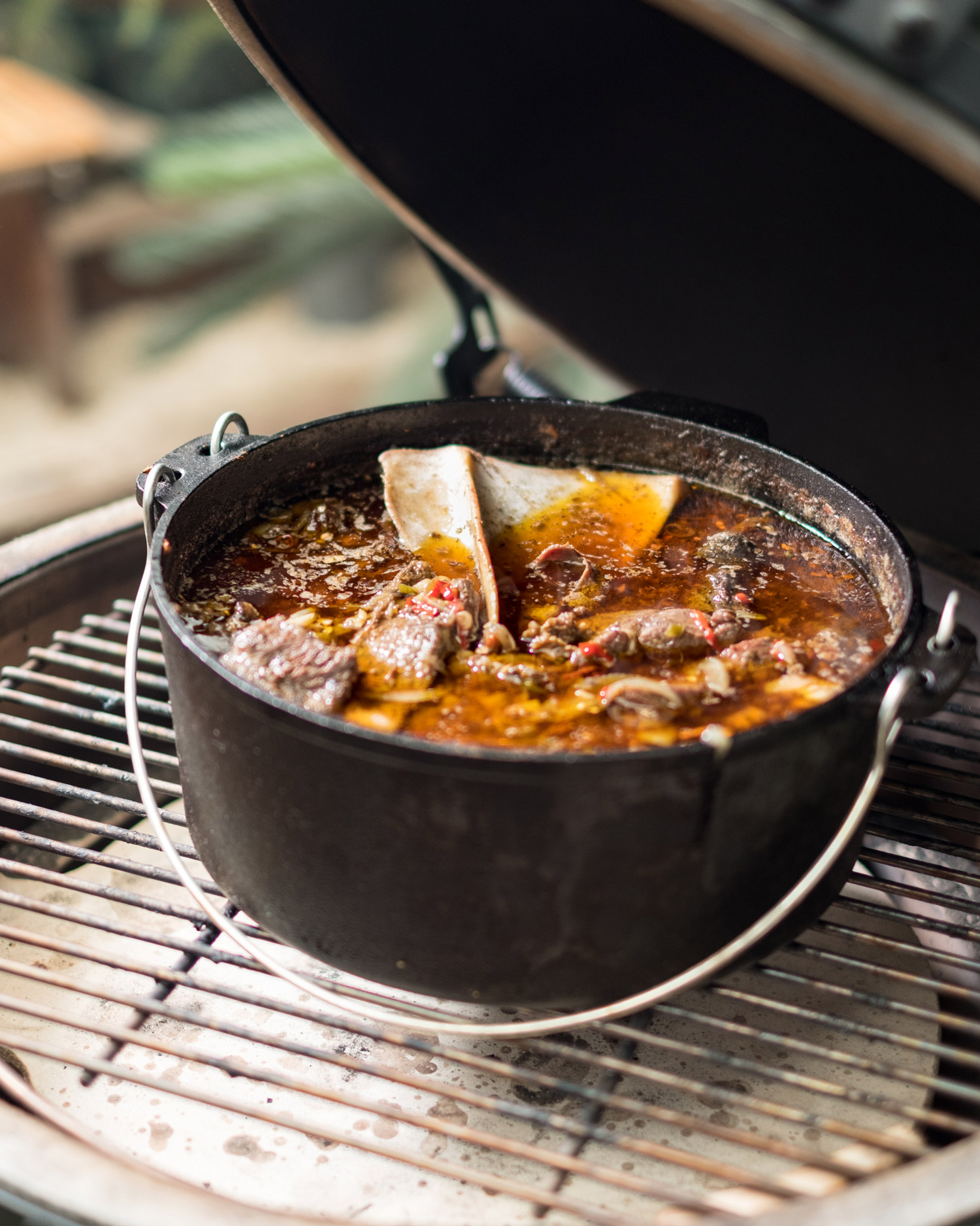 Curry Goat | Goat recipes | Pan cooking | Big Green Egg