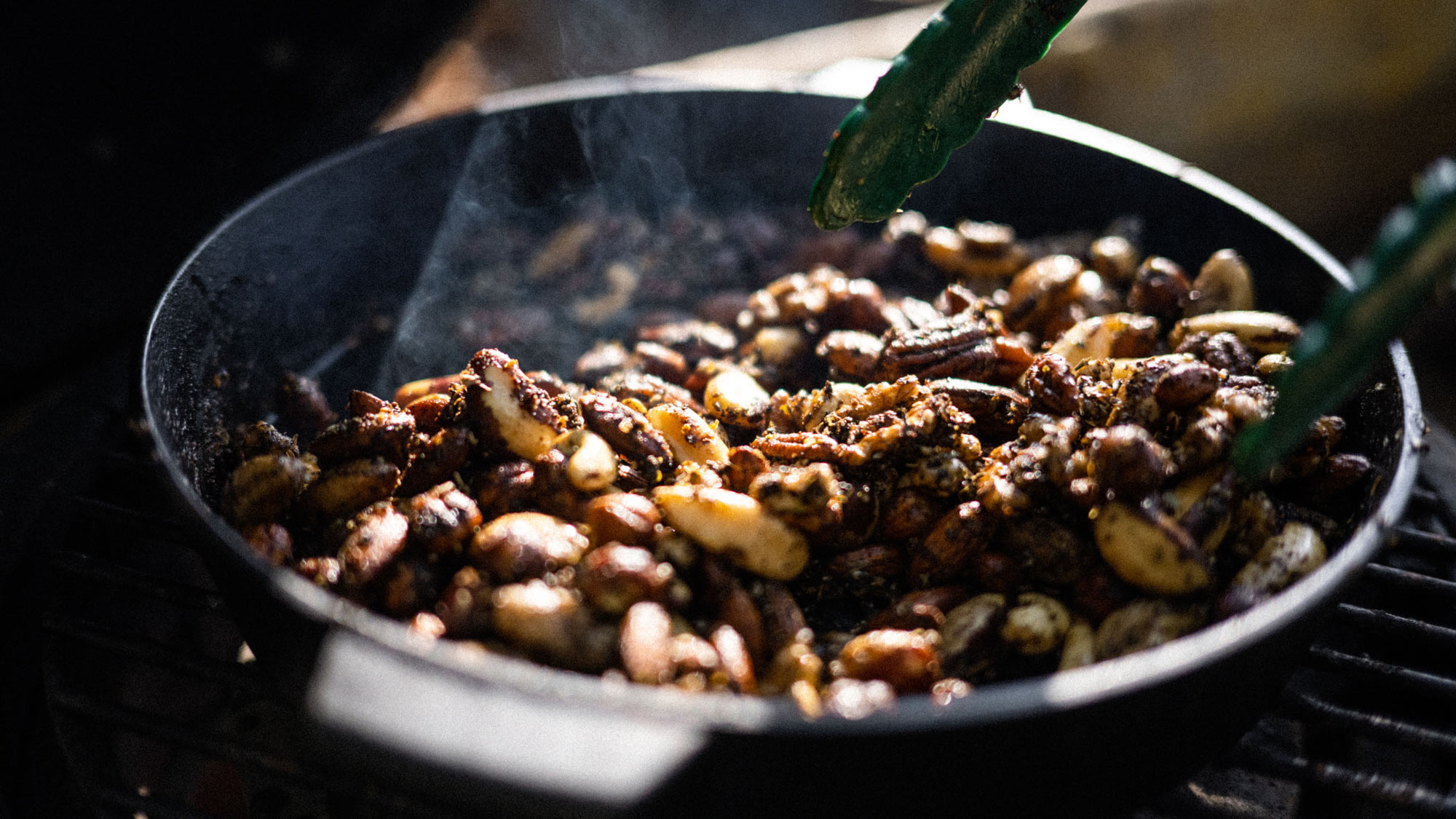 Spiced Nuts | Pan Cooking | Christmas recipes | Big Green Egg