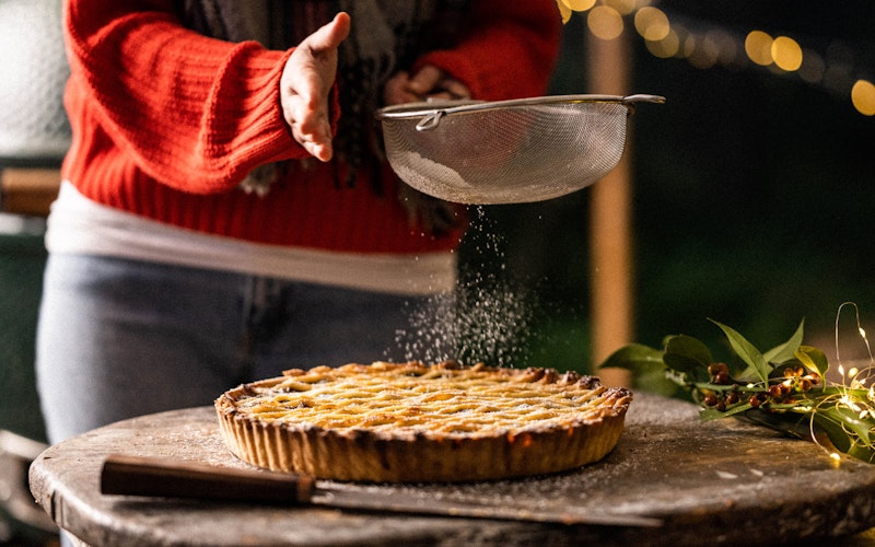 Mince pie tart | Christmas recipes | EGGspander Recipes | Big Green Egg
