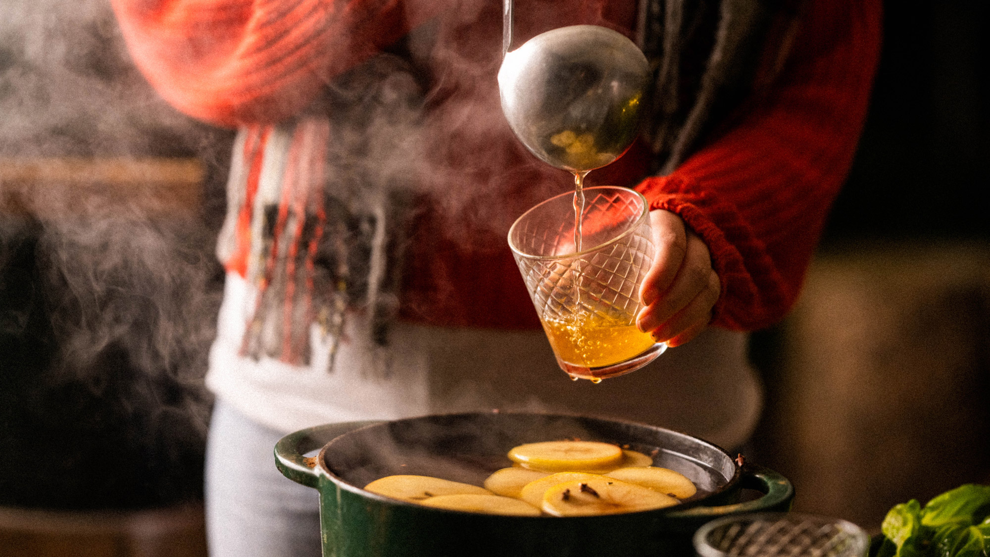 Mulled cider | Christmas recipes | Pan cooking | Big Green Egg