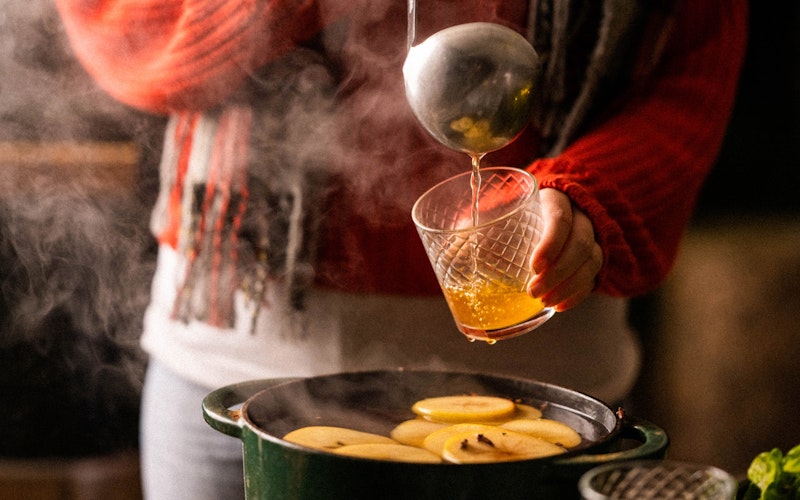 Mulled cider | Christmas recipes | Pan cooking | Big Green Egg