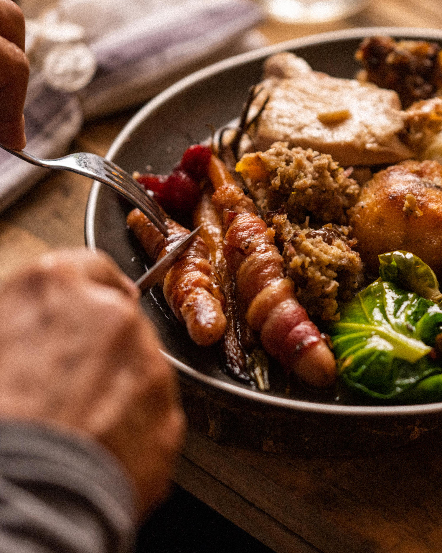 Pigs in blankets | Christmas recipes | EGGspander Recipes | Big Green Egg