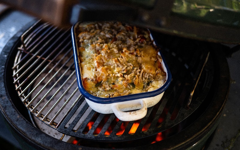 Root vegetable gratin | Baking | Vegetarian Recipes | Big Green Egg