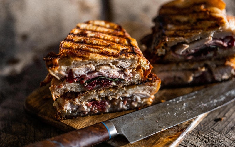 Ham, stuffing & cranberry toasties | Turkey | Pork Recipes | Grilling | Christmas Recipes | Big Green Egg
