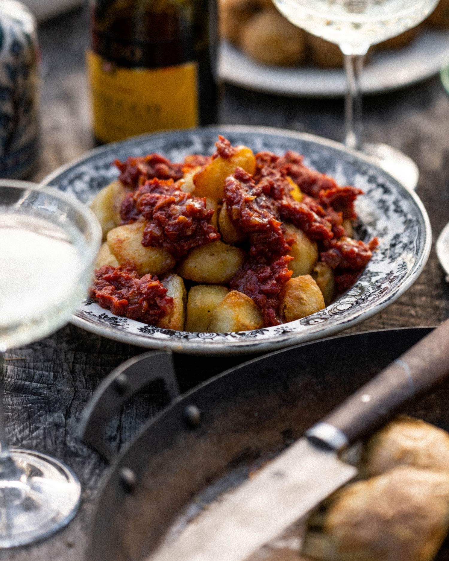 Patatas bravas | Vegetarian recipes | Pan cooking | Roasting | Jose Pizarro | Big Green Egg