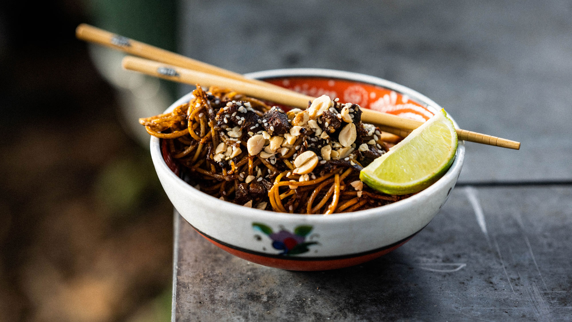 Leftover beef Dan Dan noodles | Beef | Pan cooking | Asian recipes |  Big Green Egg