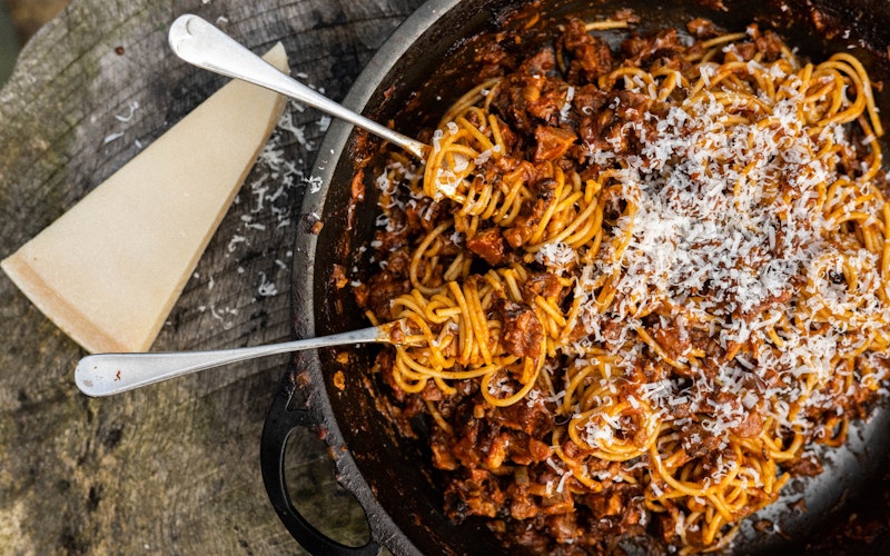 Leftover Featherblade Ragu | Beef recipes | Pan cooking | Big Green Egg