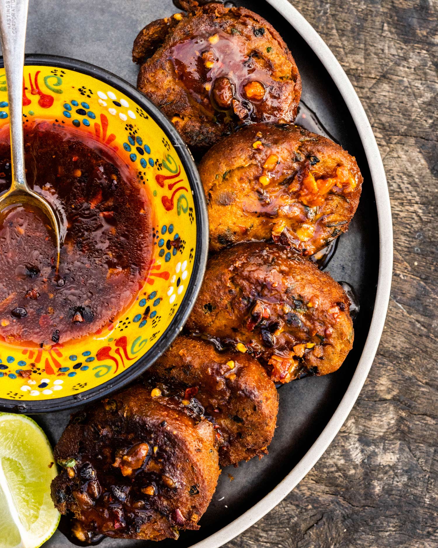 Thai fish cakes with chilli and tamarind dipping sauce  | Fish recipes | Pan Cooking | Big Green Egg