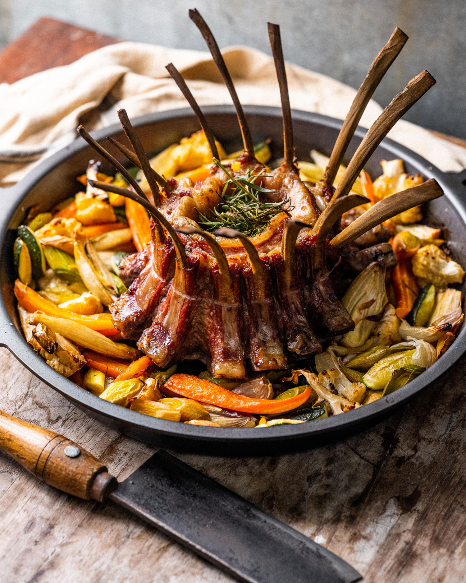 Crown Roast Lamb | Roasting | Lamb recipes | Big Green Egg