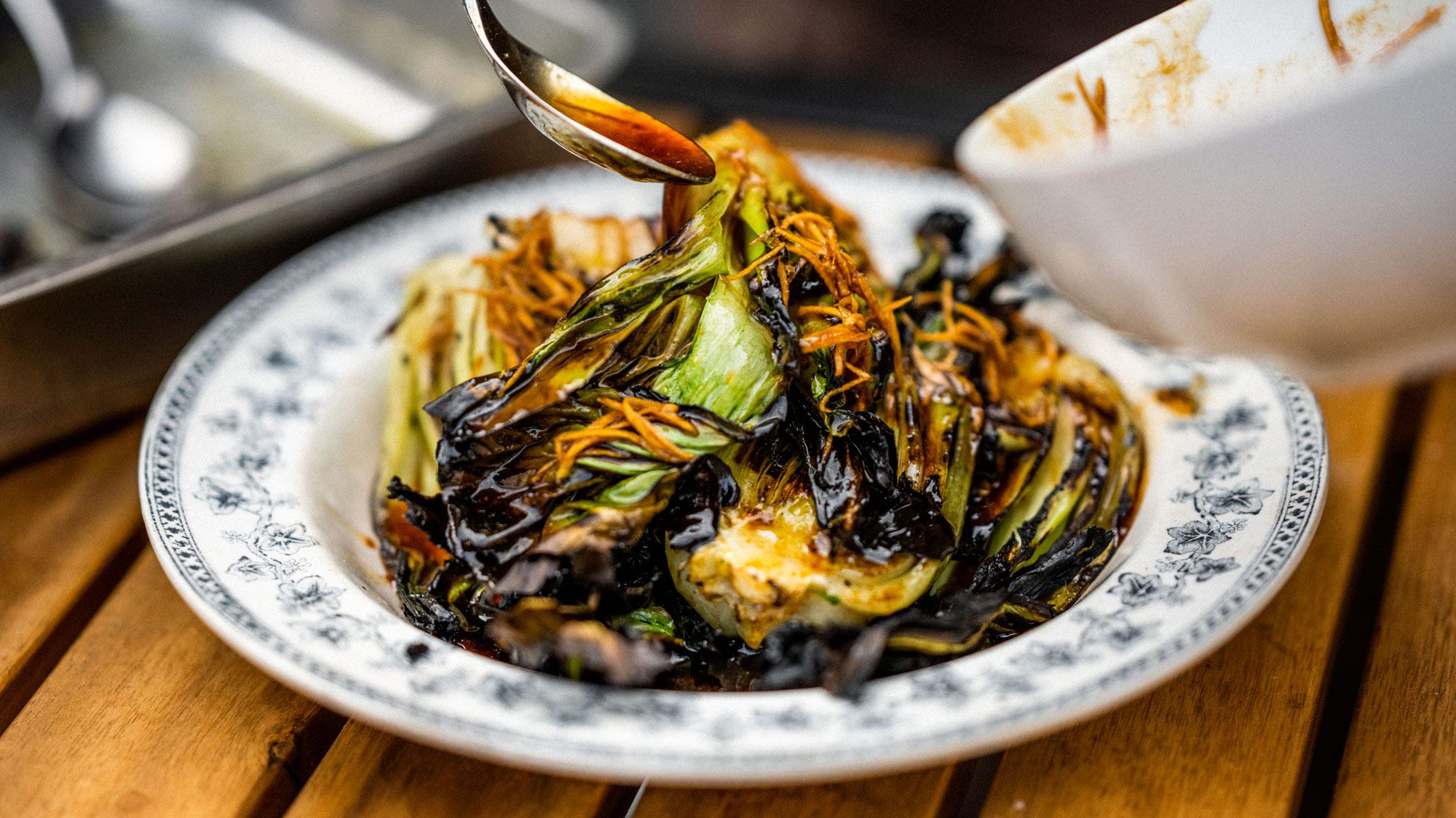 Chinese Greens, Ginger, Sesame, Soy | Grilling | Roasting | Vegetarian | Big Green Egg