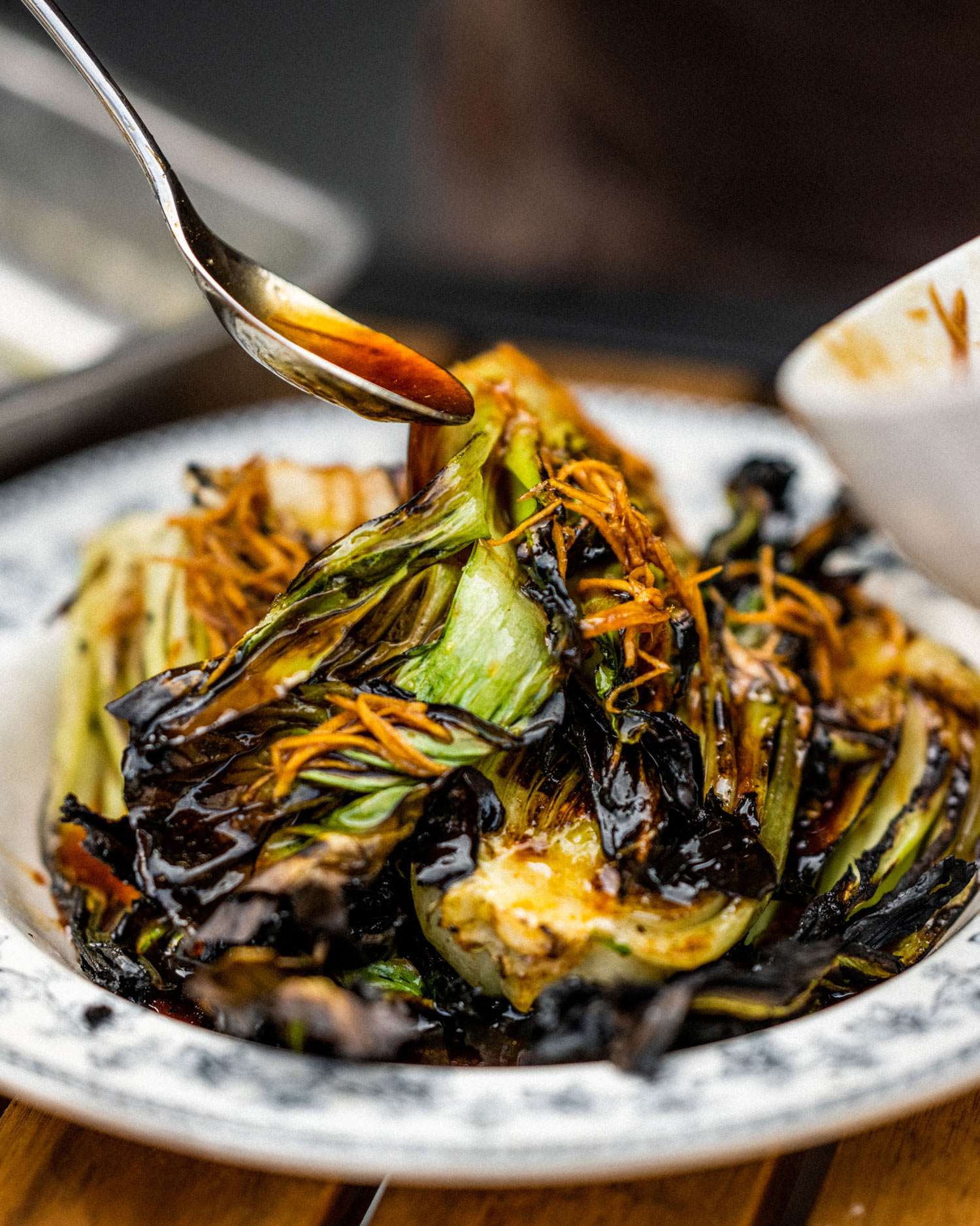 Chinese Greens, Ginger, Sesame, Soy | Grilling | Roasting | Vegetarian | Big Green Egg