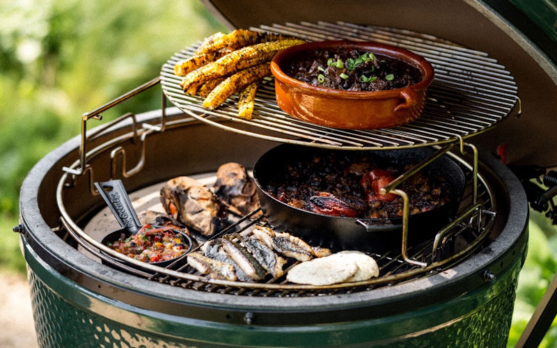 Mexican Fiesta on the EGGspander  | EGGspander System recipes | Big Green Egg