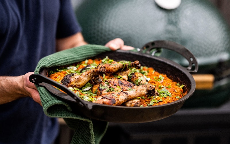 Solidteknics Bigga Skillet | Cookware | Accessories | Big Green Egg