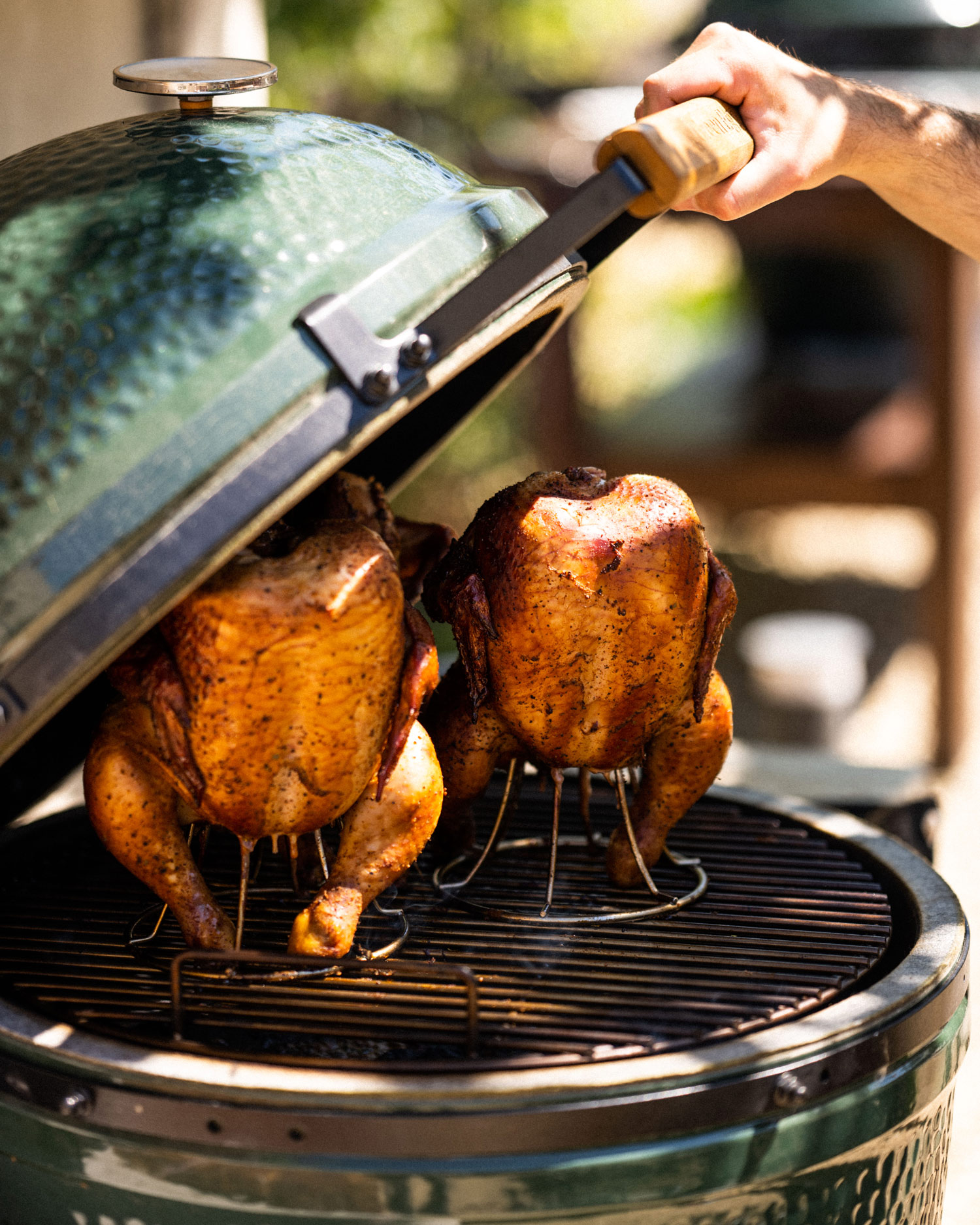 Hot Smoked Chicken | Smoking | Roasting | Chicken recipes | Big Green Egg