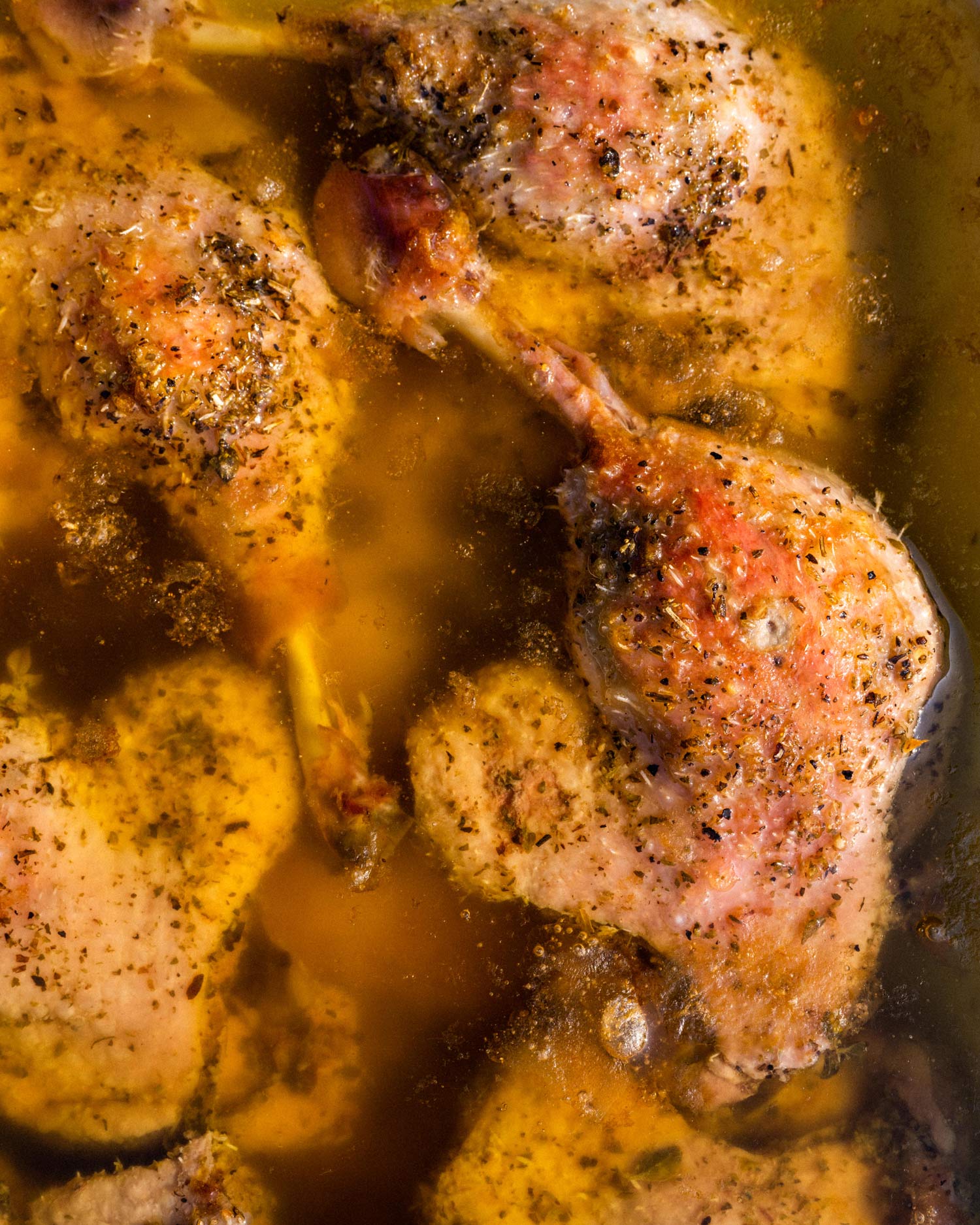 Confit duck | Duck | Pan cooking | Big Green Egg