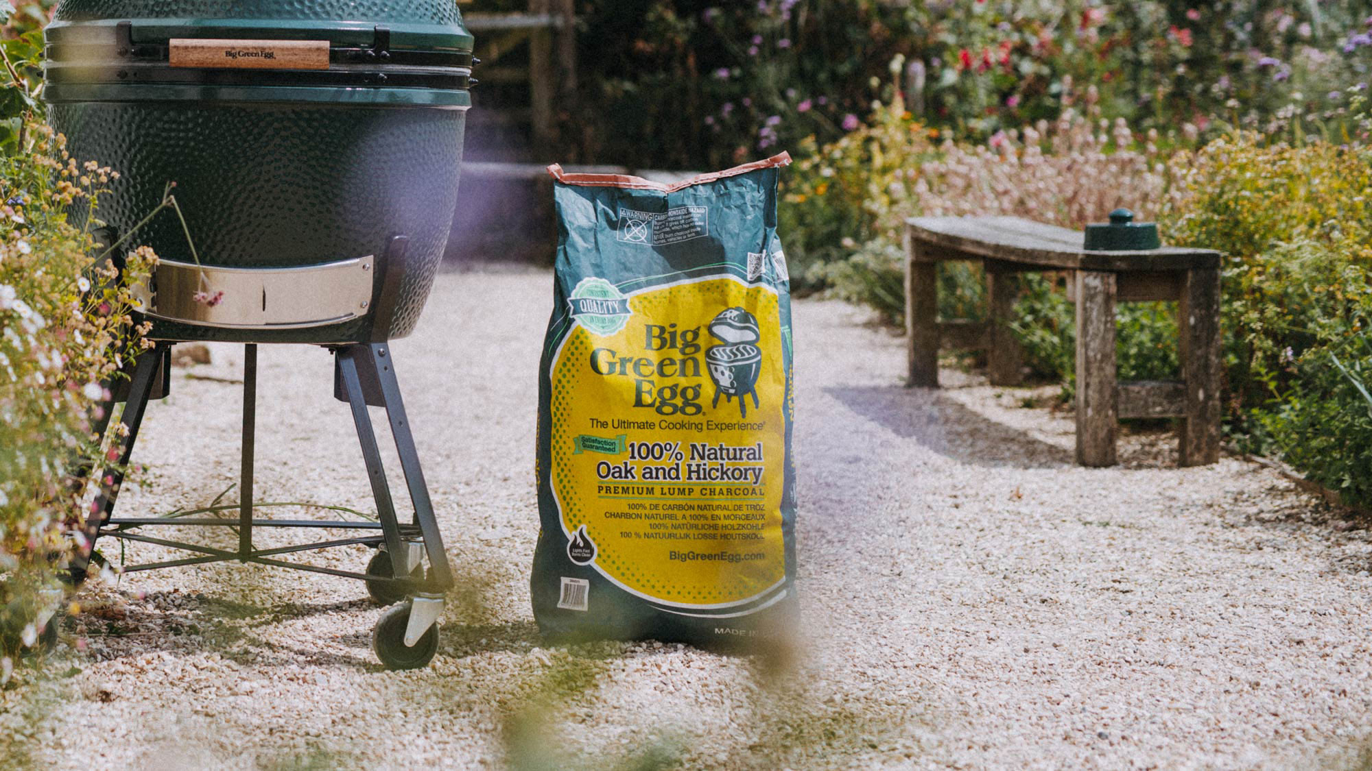 Oak & Hickory Lumpwood Charcoal | Fuel | Big Green Egg