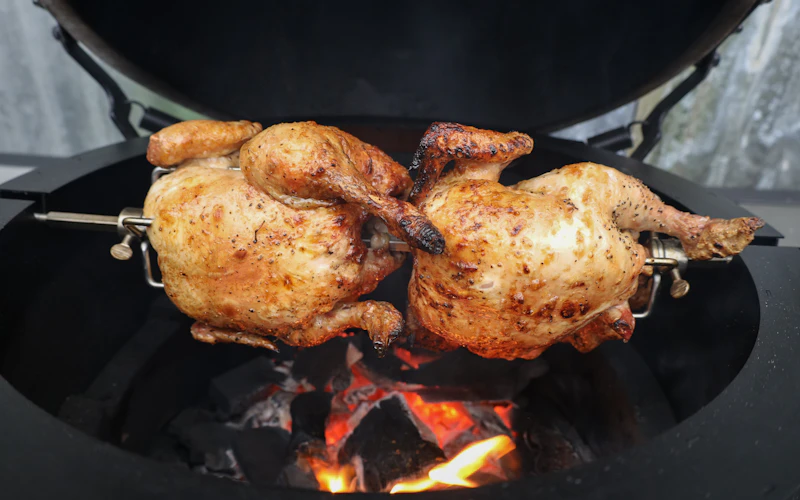 Rotisserie | Rotisserie Chicken | Recipes | Cookware | Accessories | Big Green Egg